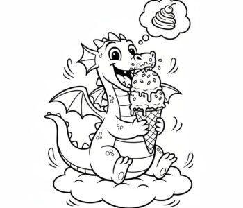 Smok i jego ulubione lody