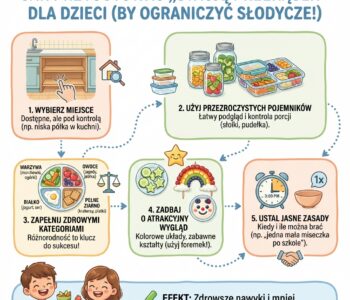 Jak przygotować „stację przekąsek” dla dzieci, żeby ograniczyć podjadanie słodyczy?