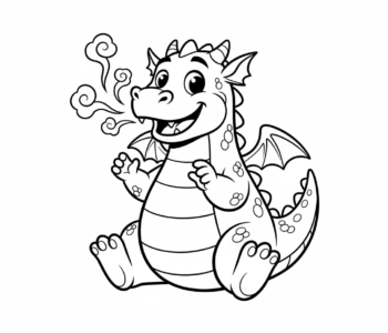 Radosny smok i jego dymne bańki