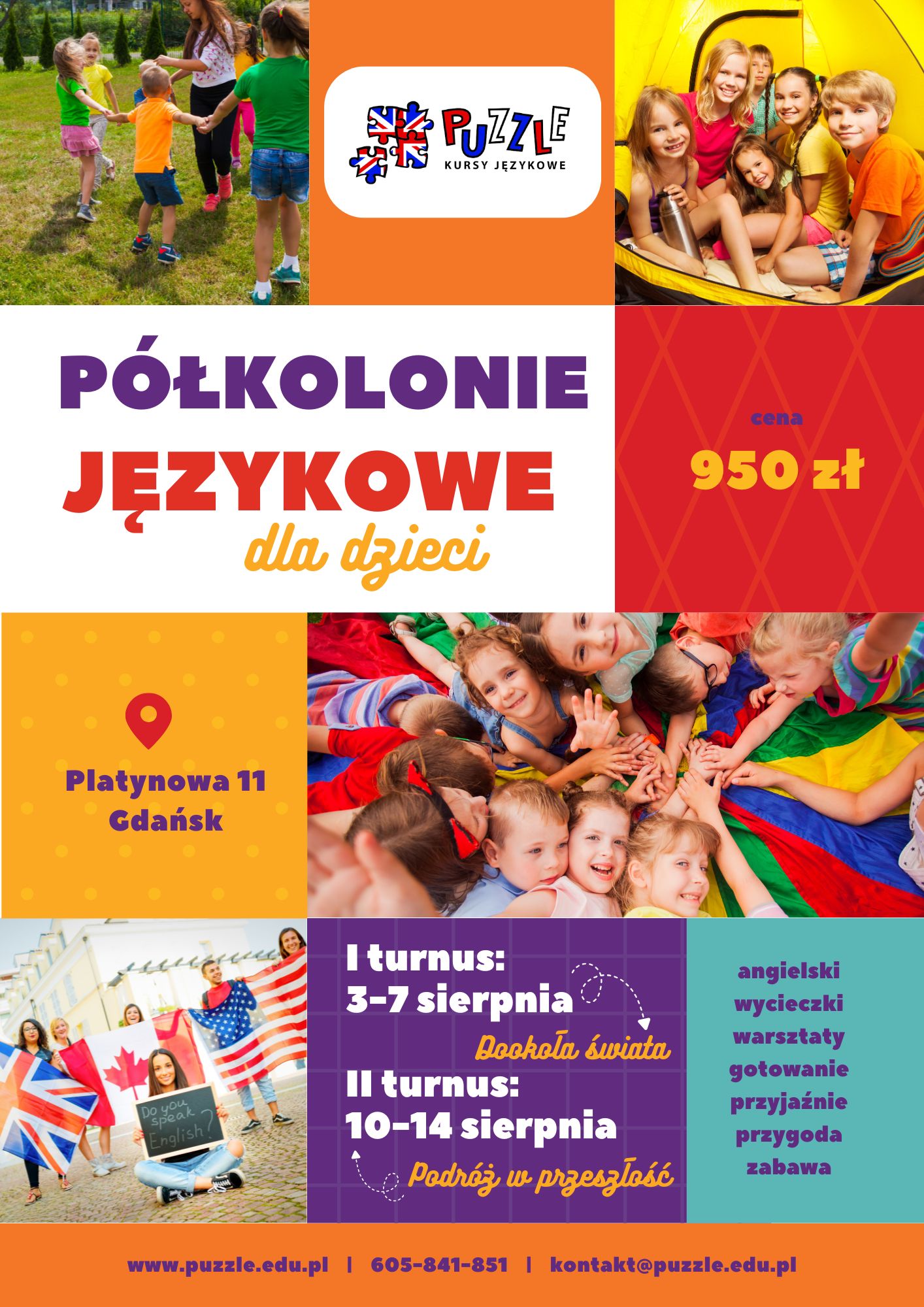 półkolonie językowe