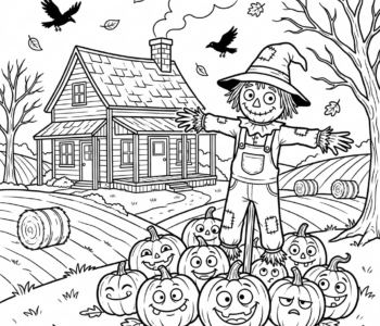 Jesienna chata i jej strażnicy