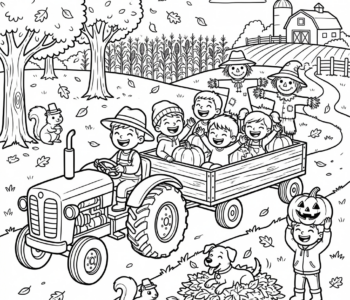 Jesienna przejażdżka wozem