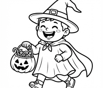 Halloweenowe zbieranie cukierków