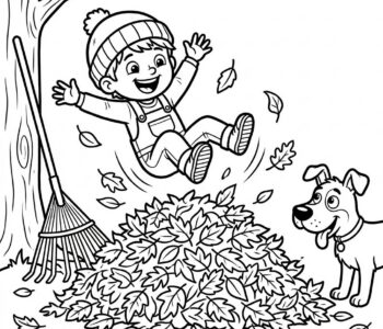 Skoki w jesienne liście