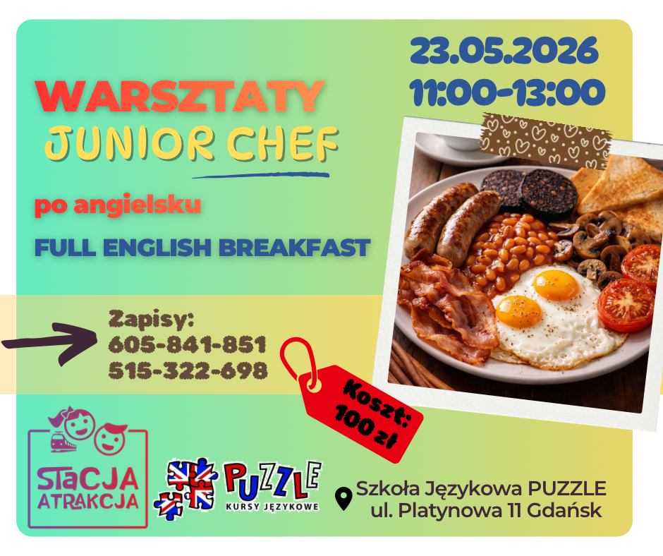 Warsztaty kulinarne FULL ENGLISH BREAKFAST