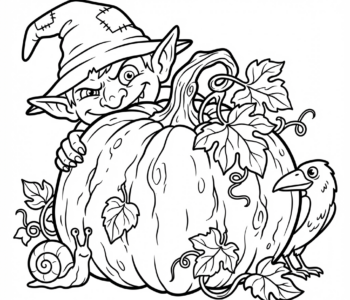 Goblin i jesienna dynia