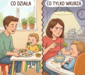 Uśmiechnięte dziecko przy kolorowym talerzu z warzywami, ilustrujące skuteczne sposoby na układanie zdrowego jadłospi...