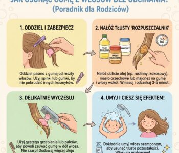 Jak usunąć gumę do żucia z włosów bez ich obcinania?