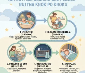 Jak usypiać dziecko bez płaczu – rutyna krok po kroku