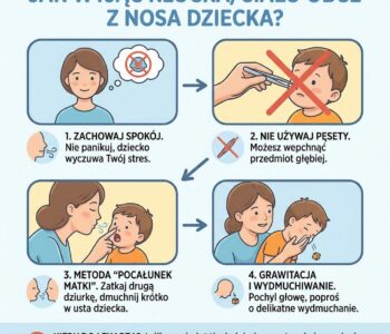 Jak wyjąć klocka/ciało obce z nosa dziecka?