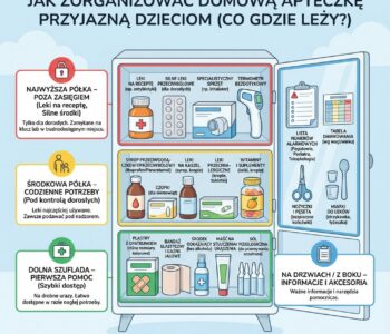 Jak zorganizować domową apteczkę przyjazną dzieciom (co gdzie leży)?