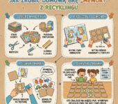 Infografika dla rodziców: jak zrobić domową grę memory DIY z dzieckiem, wykorzystując zdjęcia z gazet i stare pudeł...