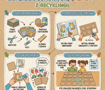 Jak zrobić domową grę „memory” ze zdjęć z gazet lub starych pudełek?