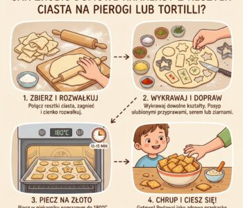 Jak zrobić domowe krakersy z resztek ciasta na pierogi lub tortilli?