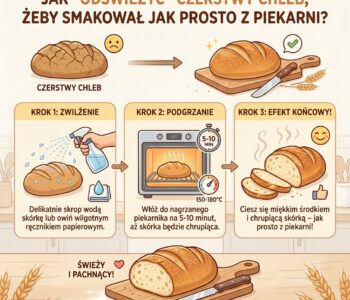 Jak „odświeżyć” czerstwy chleb, żeby smakował jak prosto z piekarni?