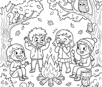 Jesienne opowieści przy ognisku