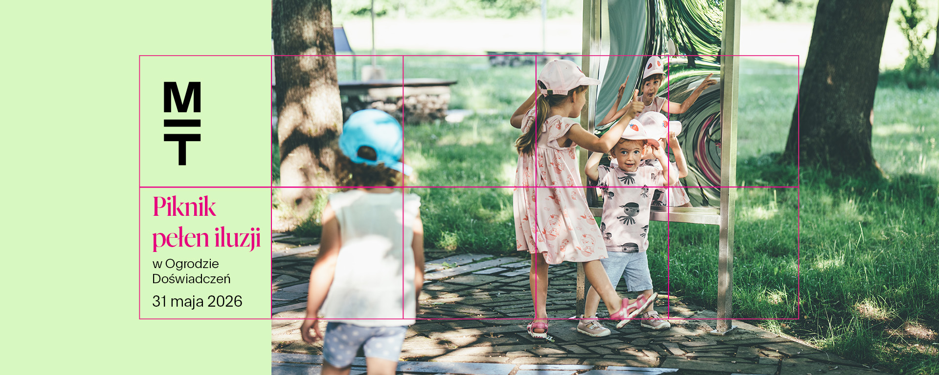 Piknik pełen iluzji. Dzień dziecka w Ogrodzie Doświadczeń