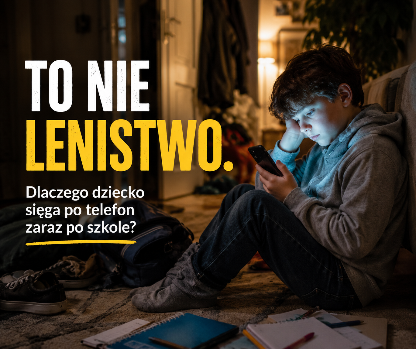Dlaczego twoje dziecko sięga po telefon zaraz po szkole? To nie jest lenistwo