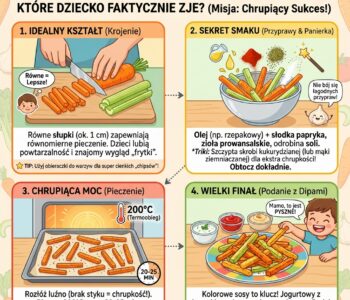 Jak zrobić „frytki” z marchewki lub selera, które dziecko faktycznie zje?