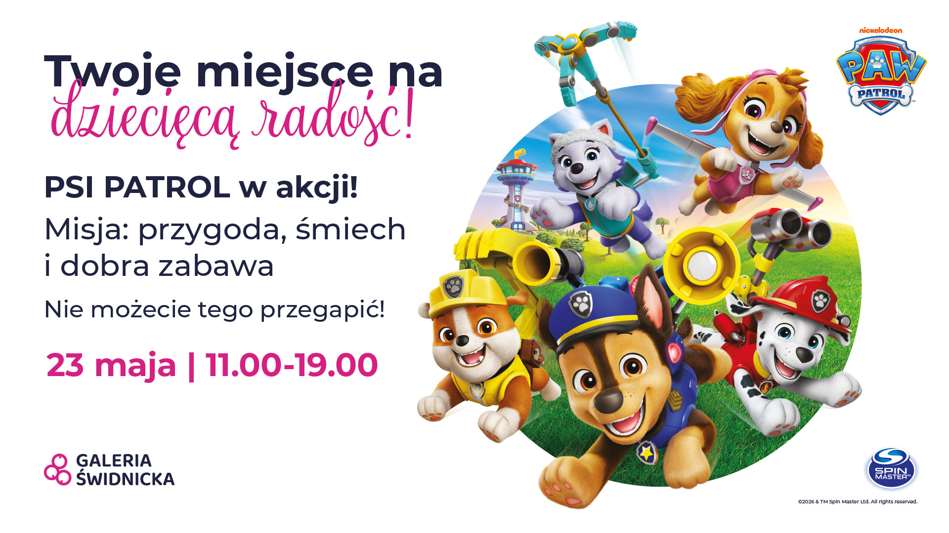 Psi Patrol przejmuje Galerię Świdnicką