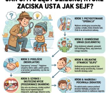 Jak umyć zęby dziecku, które zaciska usta jak sejf?