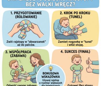 Jak założyć dziecku rajstopy bez walki wręcz?