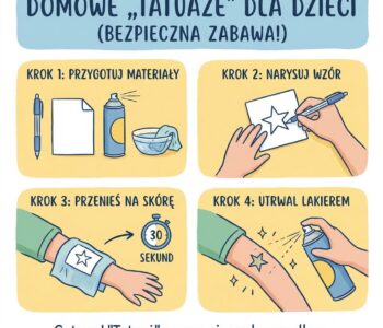 Jak zrobić domowe „tatuaże” przy użyciu długopisu i lakieru do włosów?