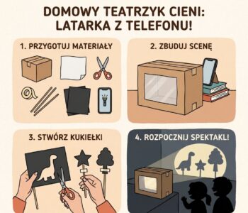 Jak zrobić domowy teatrzyk cieni przy użyciu latarki z telefonu?