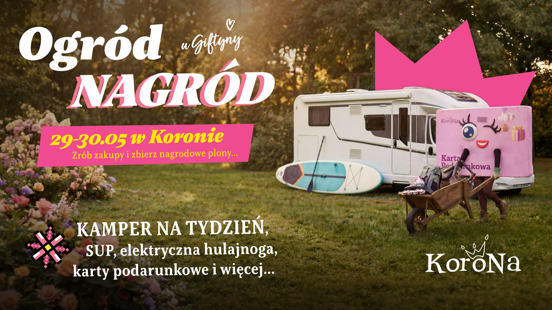 Zerwij nagrodę prosto z Ogrodu Giftyny w Centrum Korona