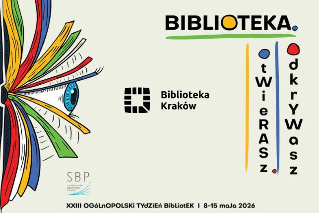 Tydzień Bibliotek 2026 z Biblioteką Kraków
