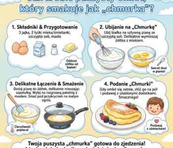 Jak zrobić puszysty omlet, który smakuje jak „chmurka”?