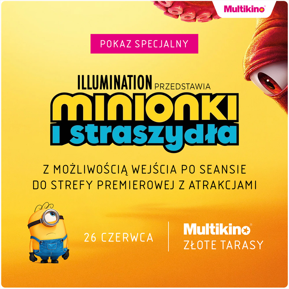 Minionki opanują Warszawę