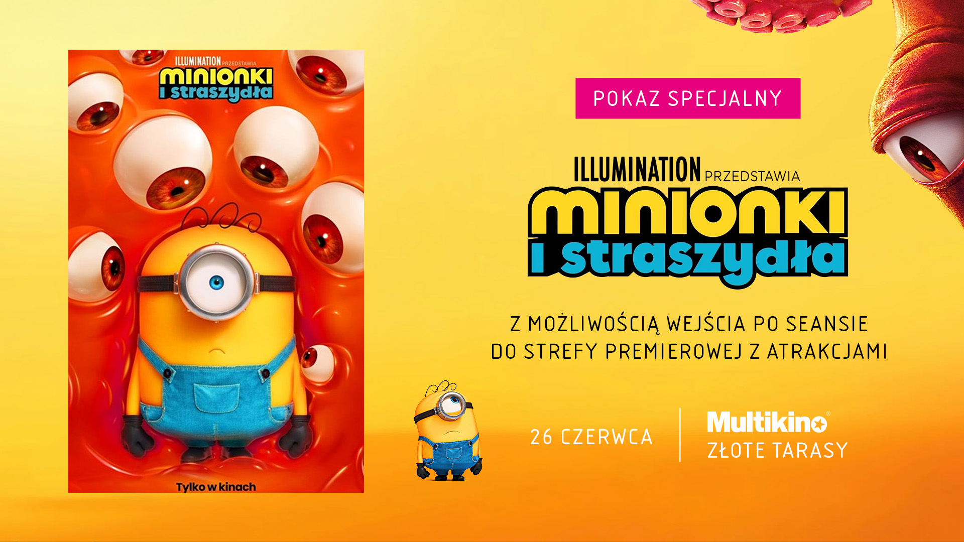 Minionki opanują Warszawę
