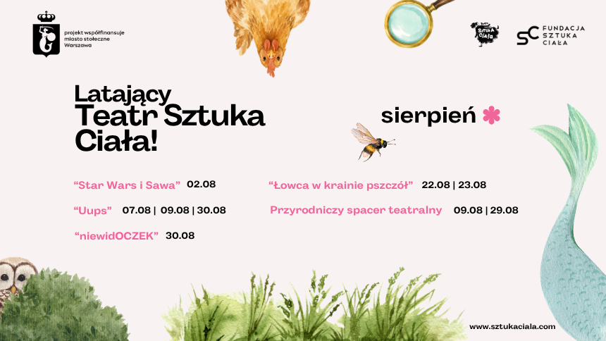 Sierpień w Warszawie z Teatrem Sztuka Ciała