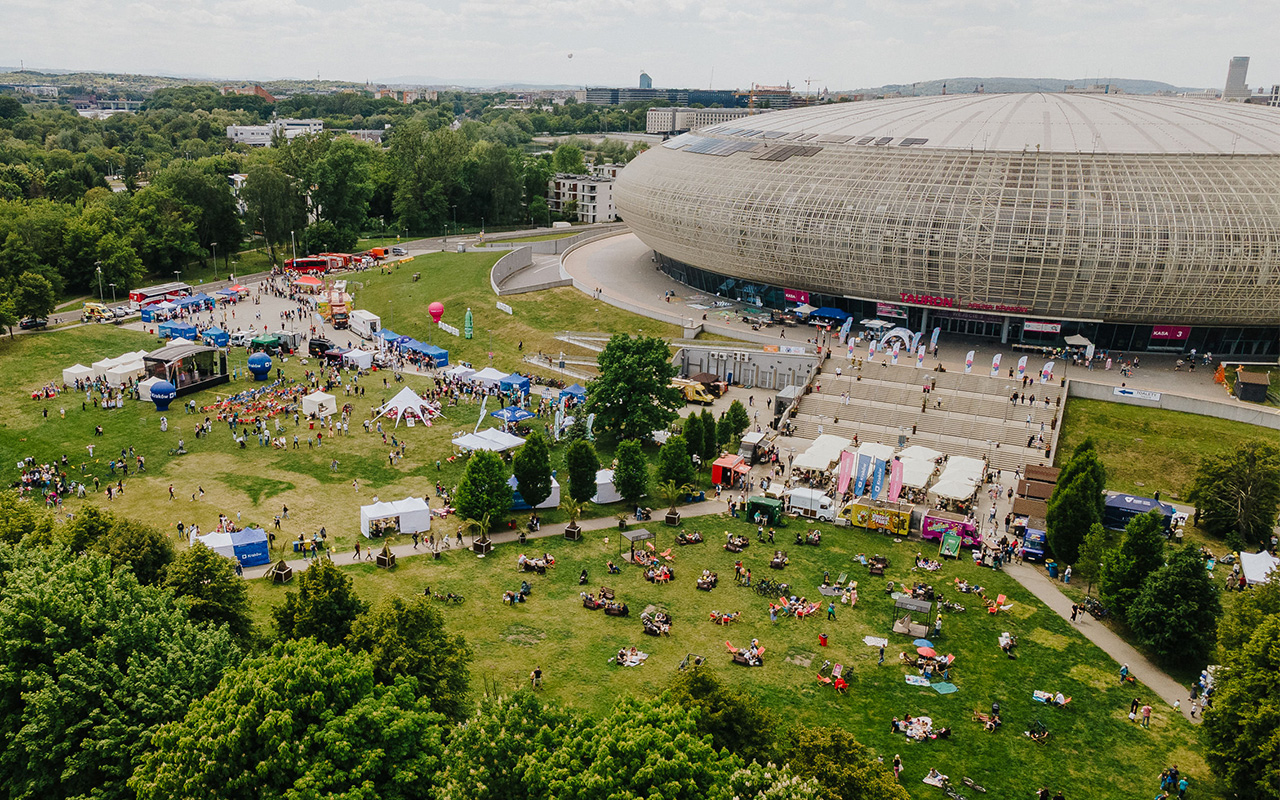 Sąsiedzki Piknik Zdrowia na terenach zielonych przy TAURON Arenie Kraków