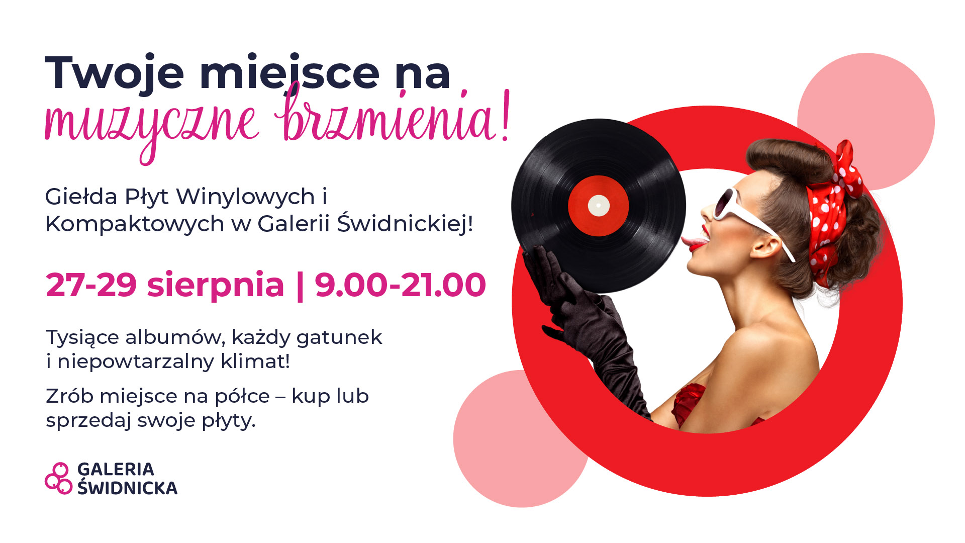 Giełda płyt w Galerii Świdnickiej