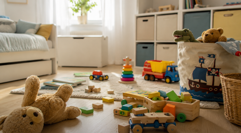 Kiedy pokój dziecka zaczyna pękać w szwach — jak nie utonąć w zabawkach?
