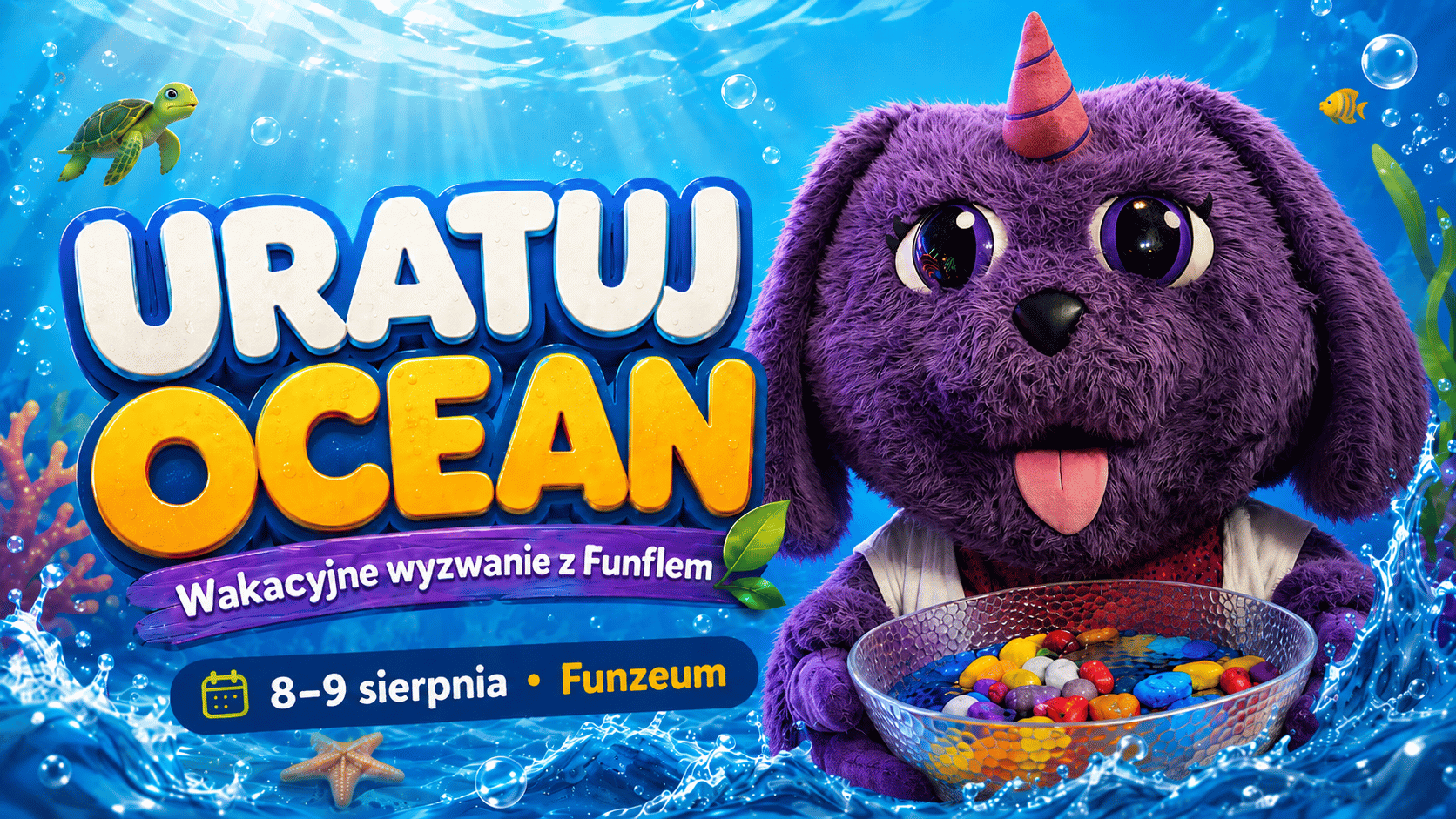 Uratuj Ocean i pobij rekord! Weekendowe wyzwanie dla dzieci w Funzeum!