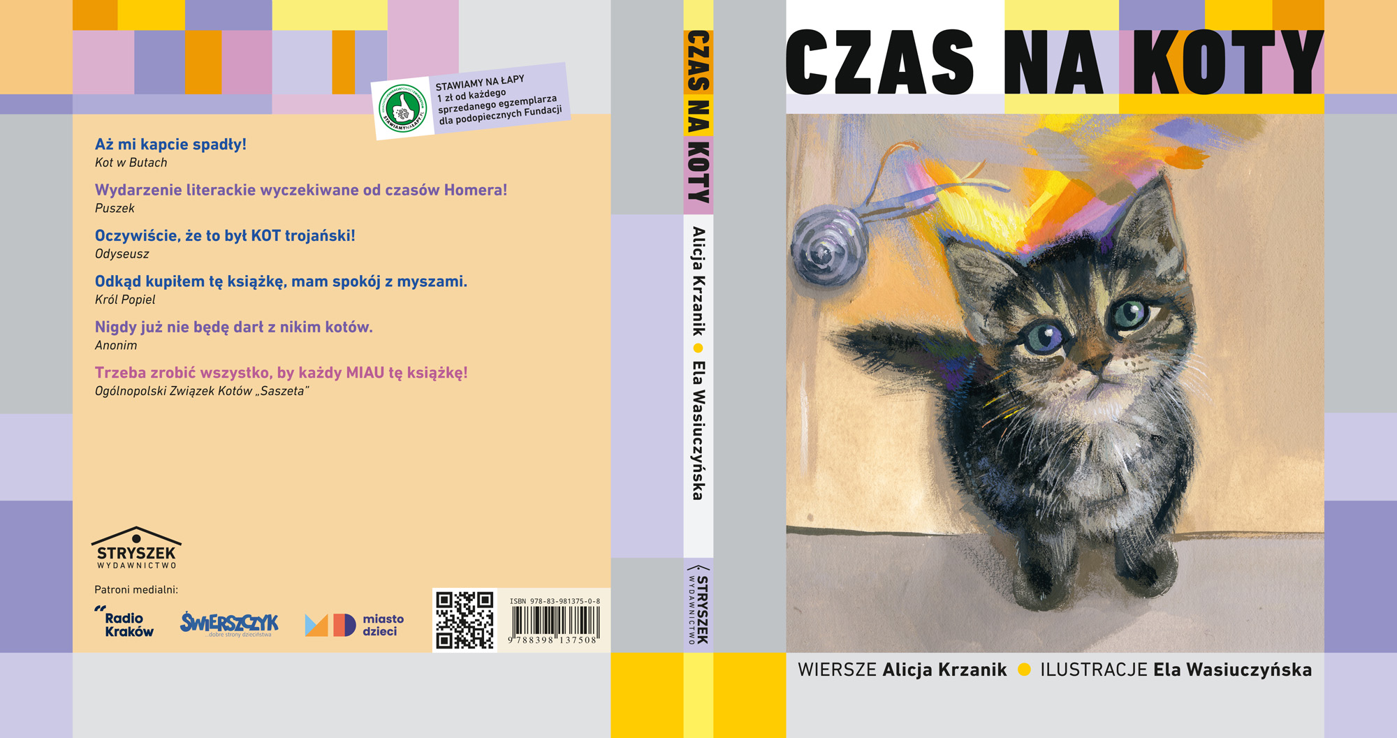 Czas na koty – zbiór wierszy dla małych i dużych kociarzy już w przedsprzedaży!