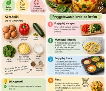 Jak zrobić jajeczne muffinki z warzywami?