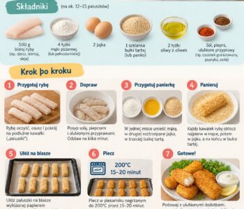 Jak zrobić rybne „paluszki” z piekarnika?