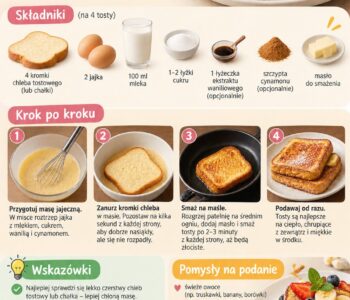 Jak zrobić tosty francuskie na słodko?