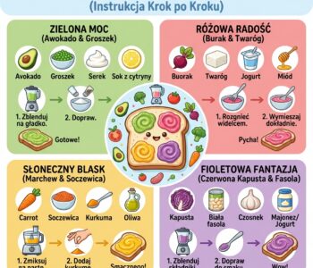 Jak zrobić kolorowe pasty do kanapek?