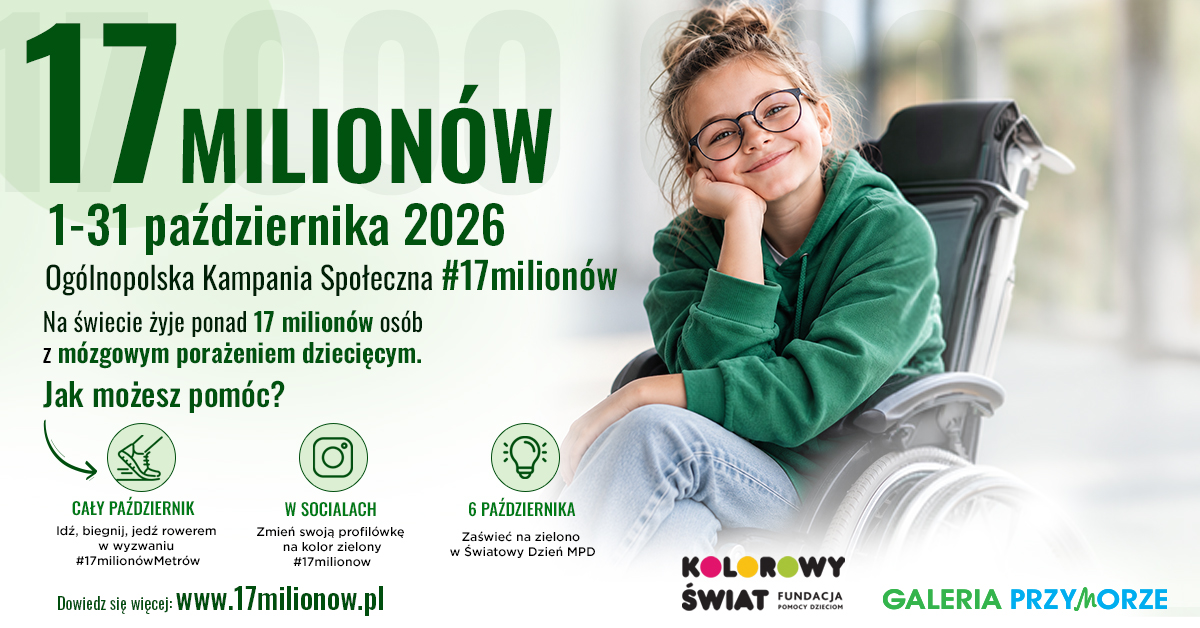 Galeria Przymorze wspiera kampanię #17milionów