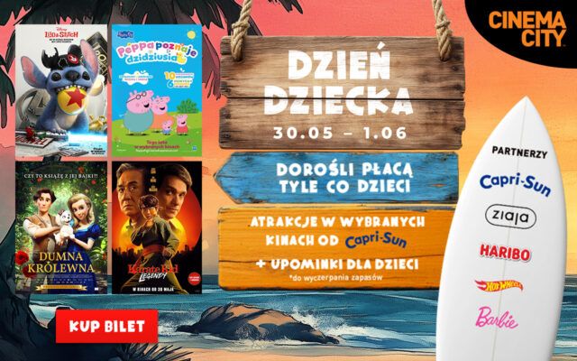 Filmowy Dzień Dziecka w Cinema City